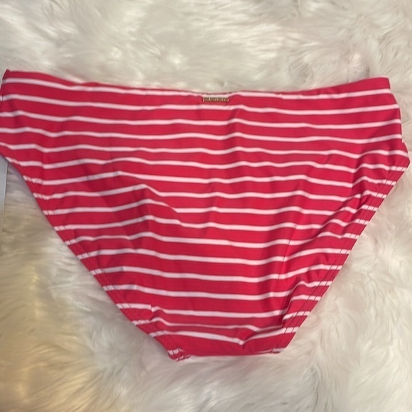 Sea Level Swim Australia bikini bottom Barbie pink White stripe New Sz 8 - Picture 5 of 5